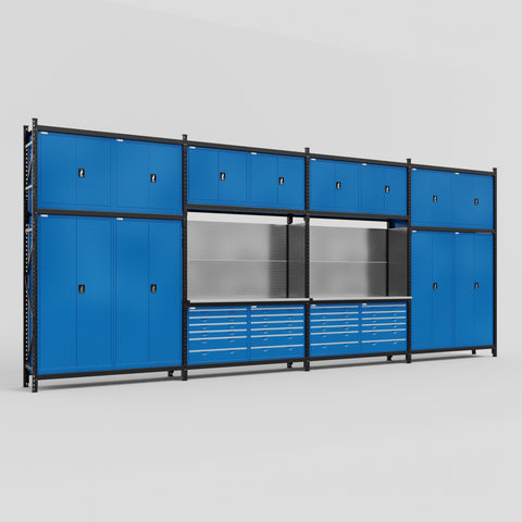 M2222 Modular Work Bench - H3100mm x W7500mm