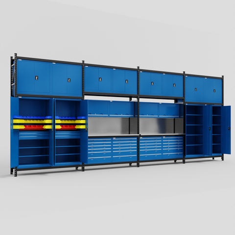 M2222 Modular Work Bench - H3100mm x W7500mm