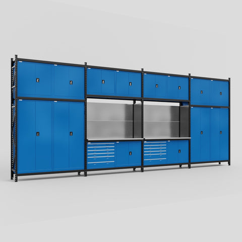 M2222-3C Modular Work Bench - H3100mm x W7500mm