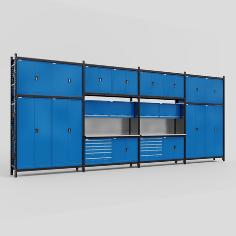 M2222-3C Modular Work Bench - H3100mm x W7500mm