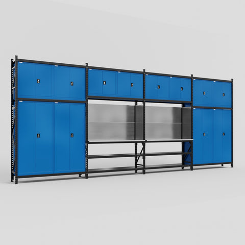 M2222 Modular Work Bench - H3100mm x W7500mm