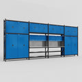 M2222 Modular Work Bench - H3100mm x W7500mm