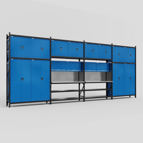 M2222 Modular Work Bench - H3100mm x W7500mm