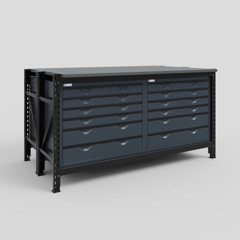 M2D Island Work Bench - H1020mm x W1920mm
