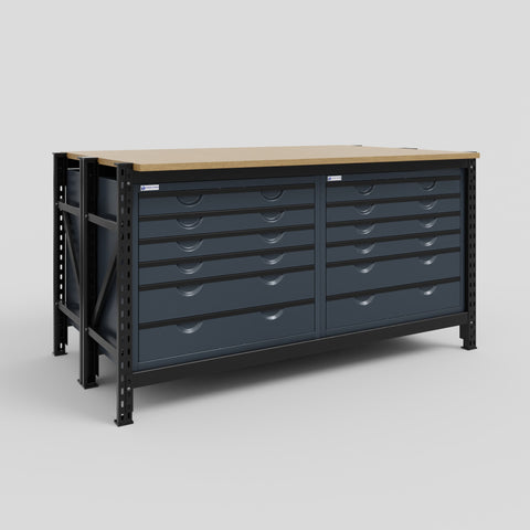 M2D Island Work Bench - H1020mm x W1920mm