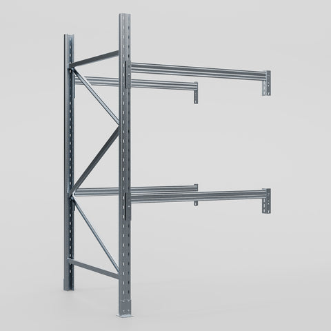 Pallet Racking Hot Dip Galvanised - H2438 x D1220mm - Add On Bay