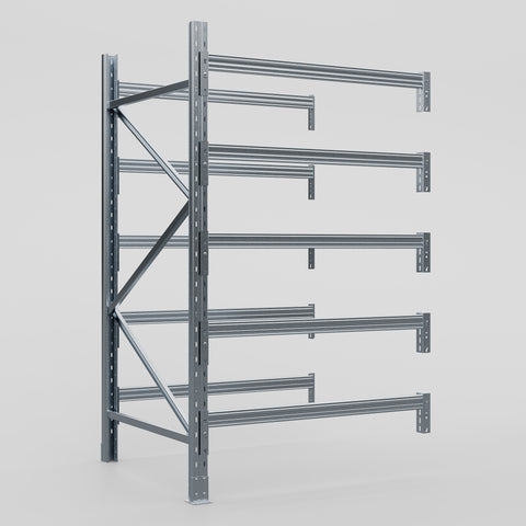 Pallet Racking Hot Dip Galvanised - H2438 x D1220mm - Add On Bay