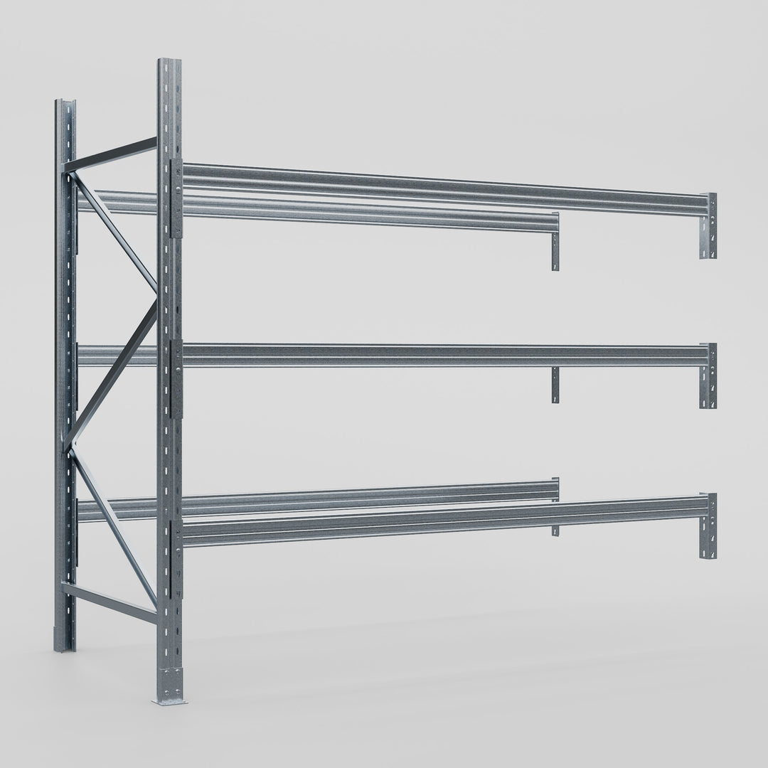 Pallet Racking Hot Dip Galvanised - H2438 x D1220mm - Add On Bay ...