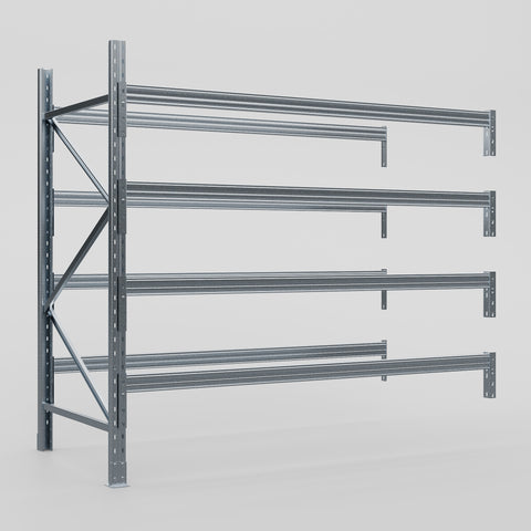 Pallet Racking Hot Dip Galvanised - H2438 x D1220mm - Add On Bay