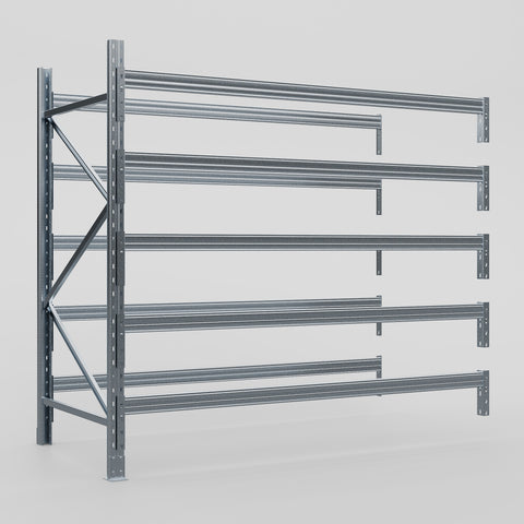 Pallet Racking Hot Dip Galvanised - H2438 x D1220mm - Add On Bay