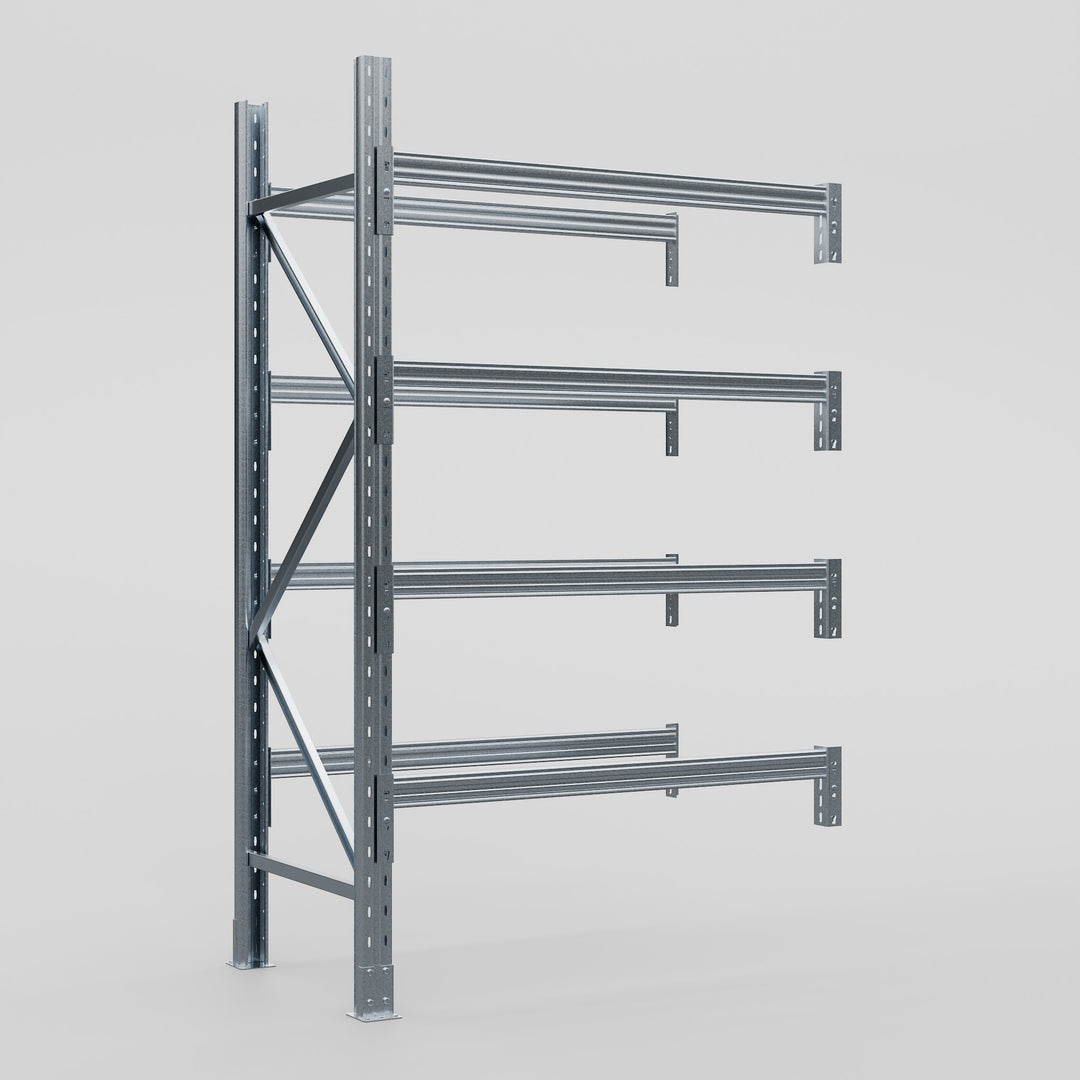 Pallet Racking Hot Dip Galvanised - H2438 x D838mm - Add On Bay ...