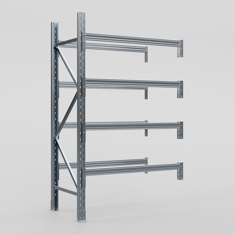 Pallet Racking Hot Dip Galvanised - H2438 x D838mm - Add On Bay