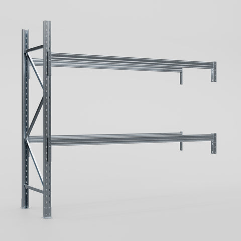 Pallet Racking Hot Dip Galvanised - H2438 x D838mm - Add On Bay