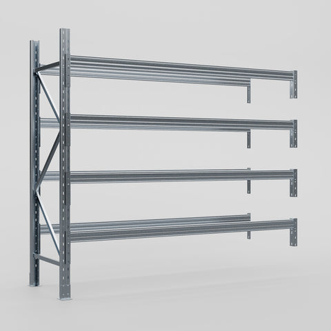 Pallet Racking Hot Dip Galvanised - H2438 x D838mm - Add On Bay