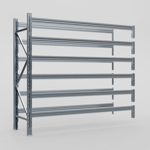 Pallet Racking Hot Dip Galvanised - H2438 x D838mm - Add On Bay