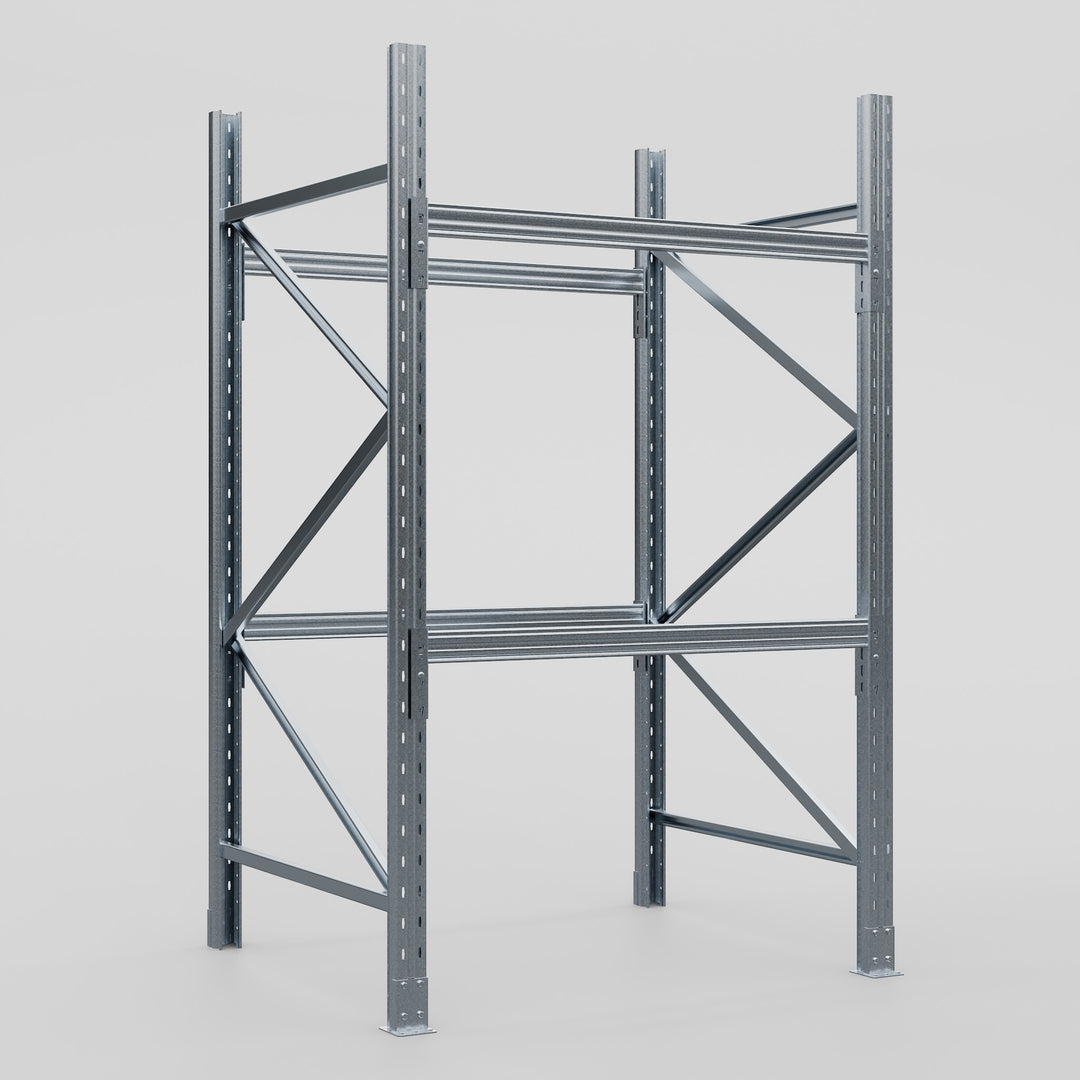 Pallet Racking Hot Dip Galvanised - H2438 x D1220mm - Full Bay ...