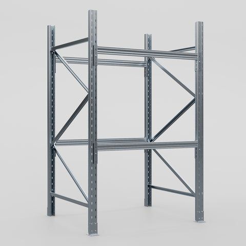 Pallet Racking Hot Dip Galvanised - H2438 x D1220mm - Full Bay