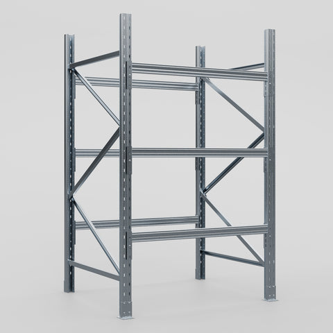 Pallet Racking Hot Dip Galvanised - H2438 x D1220mm - Full Bay