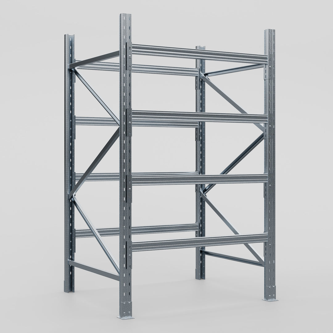 Pallet Racking Hot Dip Galvanised - H2438 x D1220mm - Full Bay ...