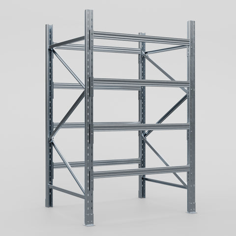 Pallet Racking Hot Dip Galvanised - H2438 x D1220mm - Full Bay