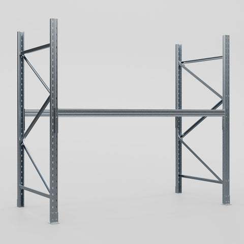 Pallet Racking Hot Dip Galvanised - H2438 x D1220mm - Full Bay