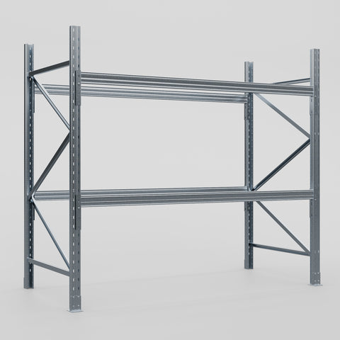 Pallet Racking Hot Dip Galvanised - H2438 x D1220mm - Full Bay