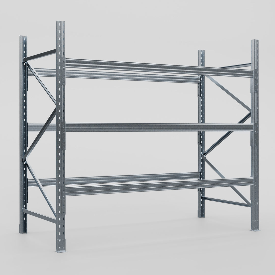 Pallet Racking Hot Dip Galvanised - H2438 x D1220mm - Full Bay ...