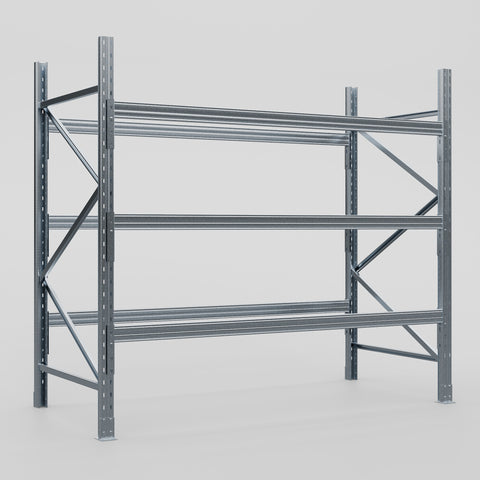 Pallet Racking Hot Dip Galvanised - H2438 x D1220mm - Full Bay