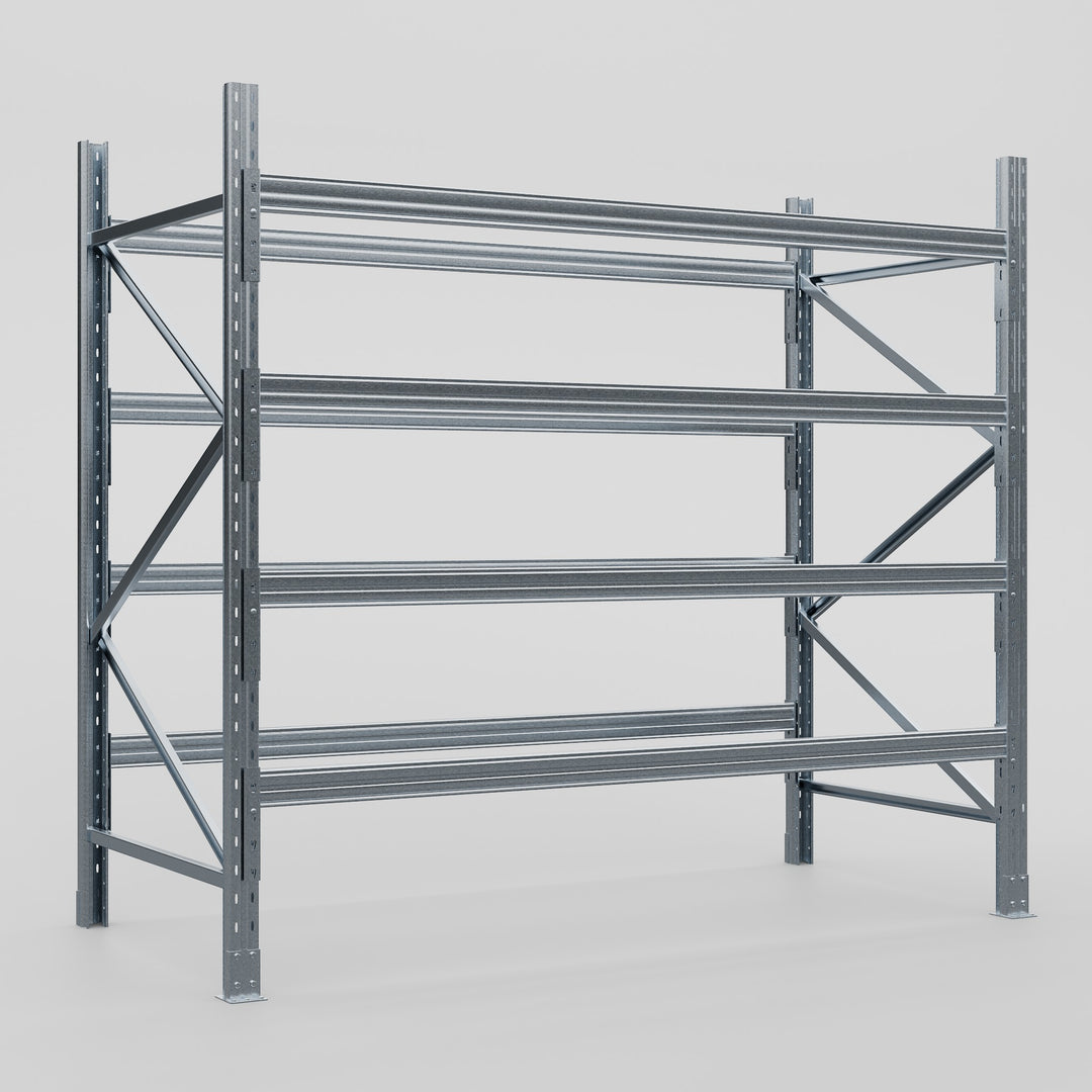 Pallet Racking Hot Dip Galvanised - H2438 x D1220mm - Full Bay ...