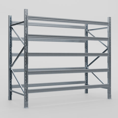 Pallet Racking Hot Dip Galvanised - H2438 x D1220mm - Full Bay