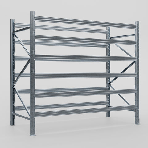 Pallet Racking Hot Dip Galvanised - H2438 x D1220mm - Full Bay