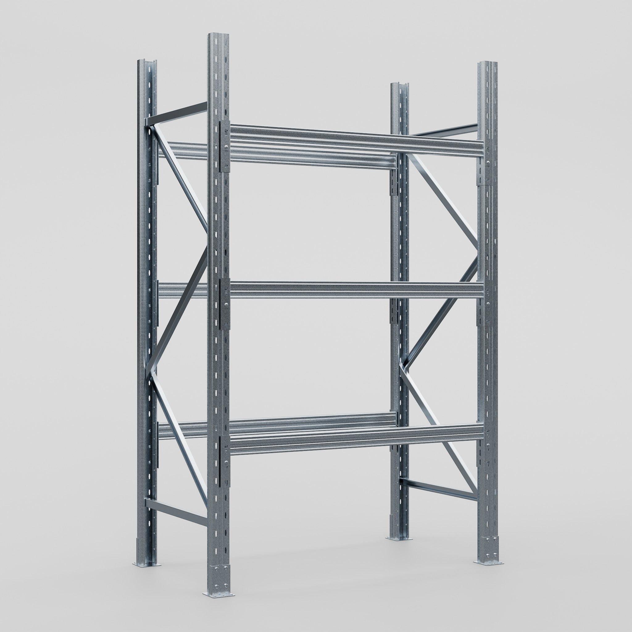 Pallet Racking Hot Dip Galvanised - H2438 x D838mm - Full Bay ...