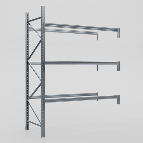 Pallet Racking Hot Dip Galvanised - H3658 x D1220mm - Add On Bay