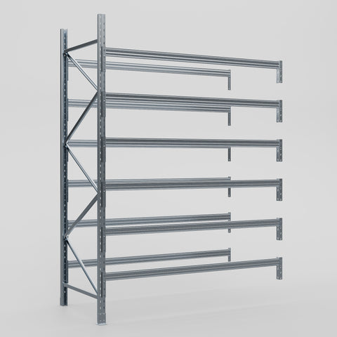 Pallet Racking Hot Dip Galvanised - H3658 x D1220mm - Add On Bay