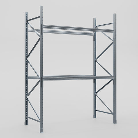 Pallet Racking Hot Dip Galvanised - H3658 x D1220mm - Full Bay