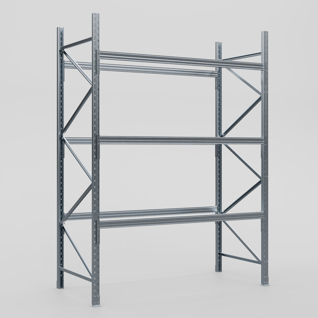 Pallet Racking Hot Dip Galvanised - H3658 x D1220mm - Full Bay ...