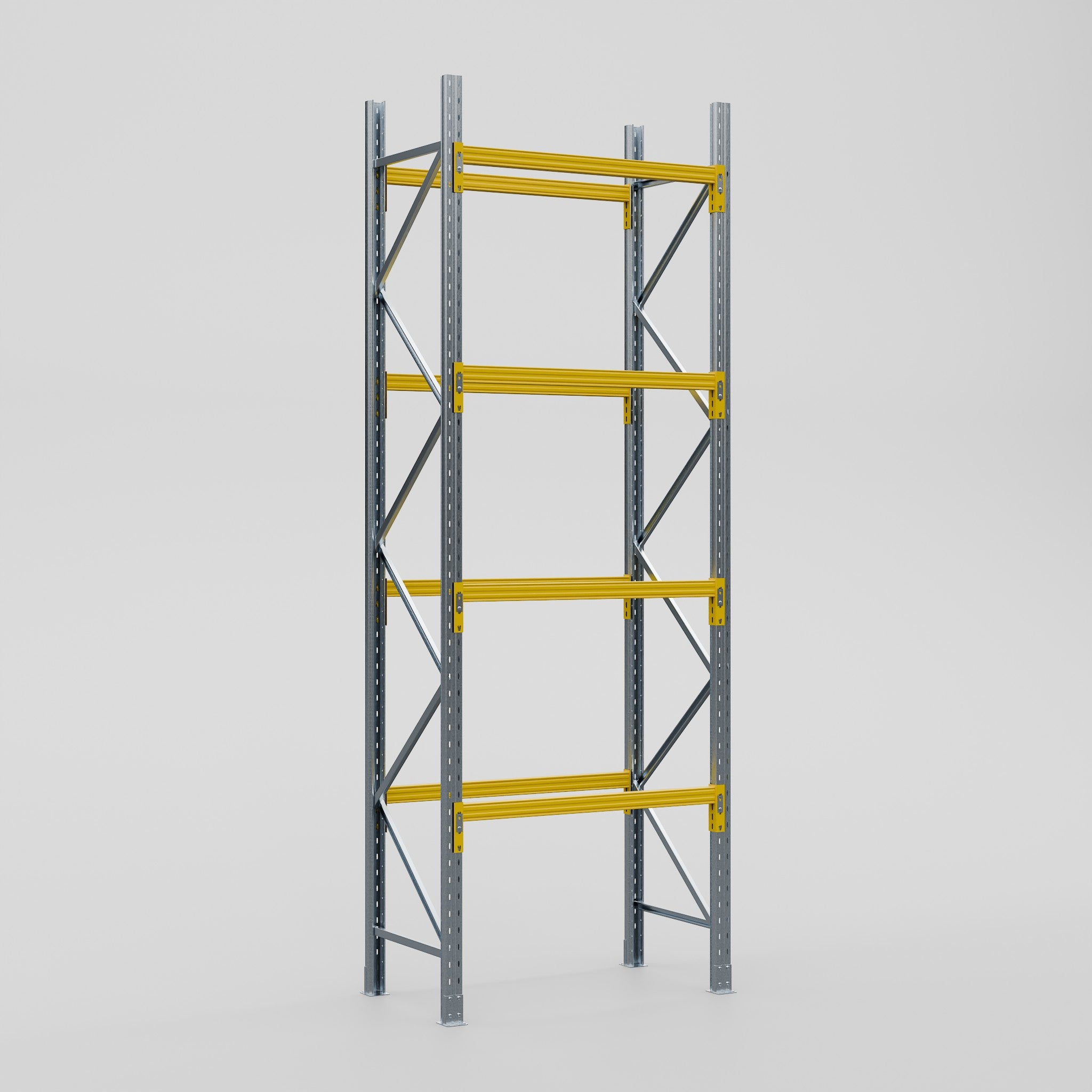 Bay Steel Racking Steelspan Pallet Racking - H4267 x D838mm - Full Bay – Steelspan ...