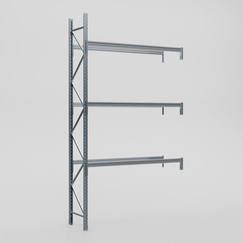 Pallet Racking Hot Dip Galvanised - H4877 x D838mm - Add On Bay