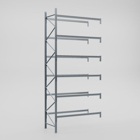 Pallet Racking Hot Dip Galvanised - H6096 x D1220mm - Add On Bay