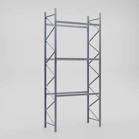 Pallet Racking Hot Dip Galvanised - H6096 x D1220mm - Full Bay