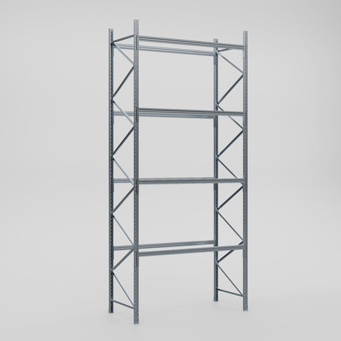 Pallet Racking Hot Dip Galvanised - H6096 x D1220mm - Full Bay