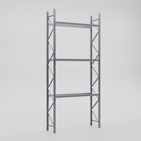 Pallet Racking Hot Dip Galvanised - H6096 x D838mm - Full Bay