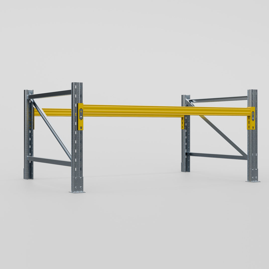 Bay Steel Racking Steelspan Pallet Racking - H914 x D1220mm - Full Bay – Steelspan ...