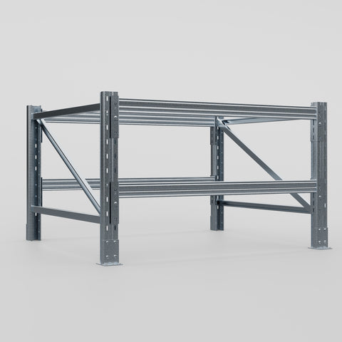 Pallet Racking Hot Dip Galvanised - H914 x D1220mm - Full Bay