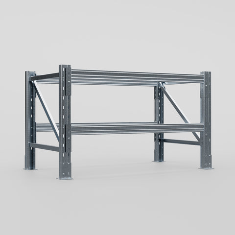 Pallet Racking Hot Dip Galvanised - H914 x D838mm - Full Bay