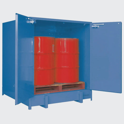 Steelspan - 850L - Large Capacity Corrosive Substance Storage Cabinet - Pallet Store