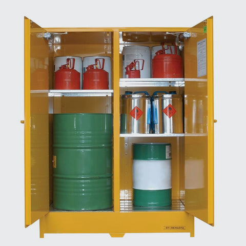 Steelspan - 450L - Large Capacity Flammable Liquids Storage Cabinet