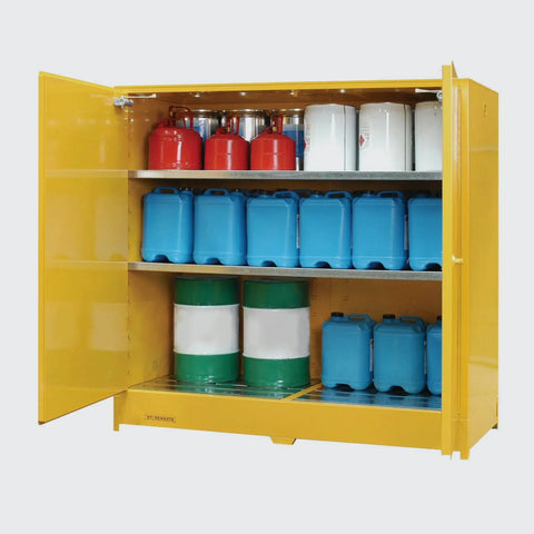 Steelspan - 650L - Large Capacity Flammable Liquids Storage Cabinet