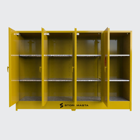 Steelspan - 850L - Large Capacity Flammable Liquids Storage Cabinet