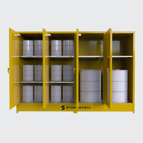 Steelspan - 850L - Large Capacity Flammable Liquids Storage Cabinet